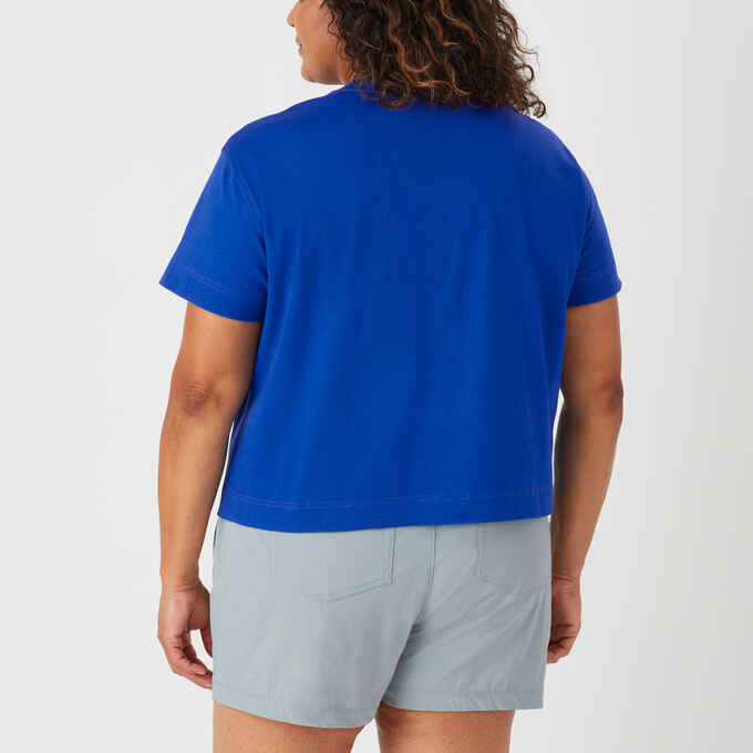 Women's Plus AKHG Crosshaul Cotton Short Sleeve Tee