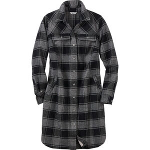 Women's Plus Folklore Flannel Duster