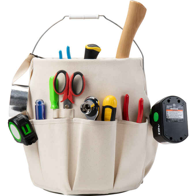 Canvas Bucket Organizer