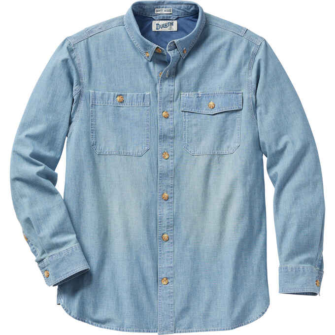 Men's COOLMAX Chambray Standard Fit LS Shirt Men's COOLMAX Chambray Standard Fit LS Shirt