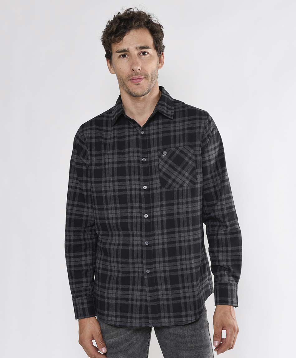 Camisa hombre cuadrille TRICOT