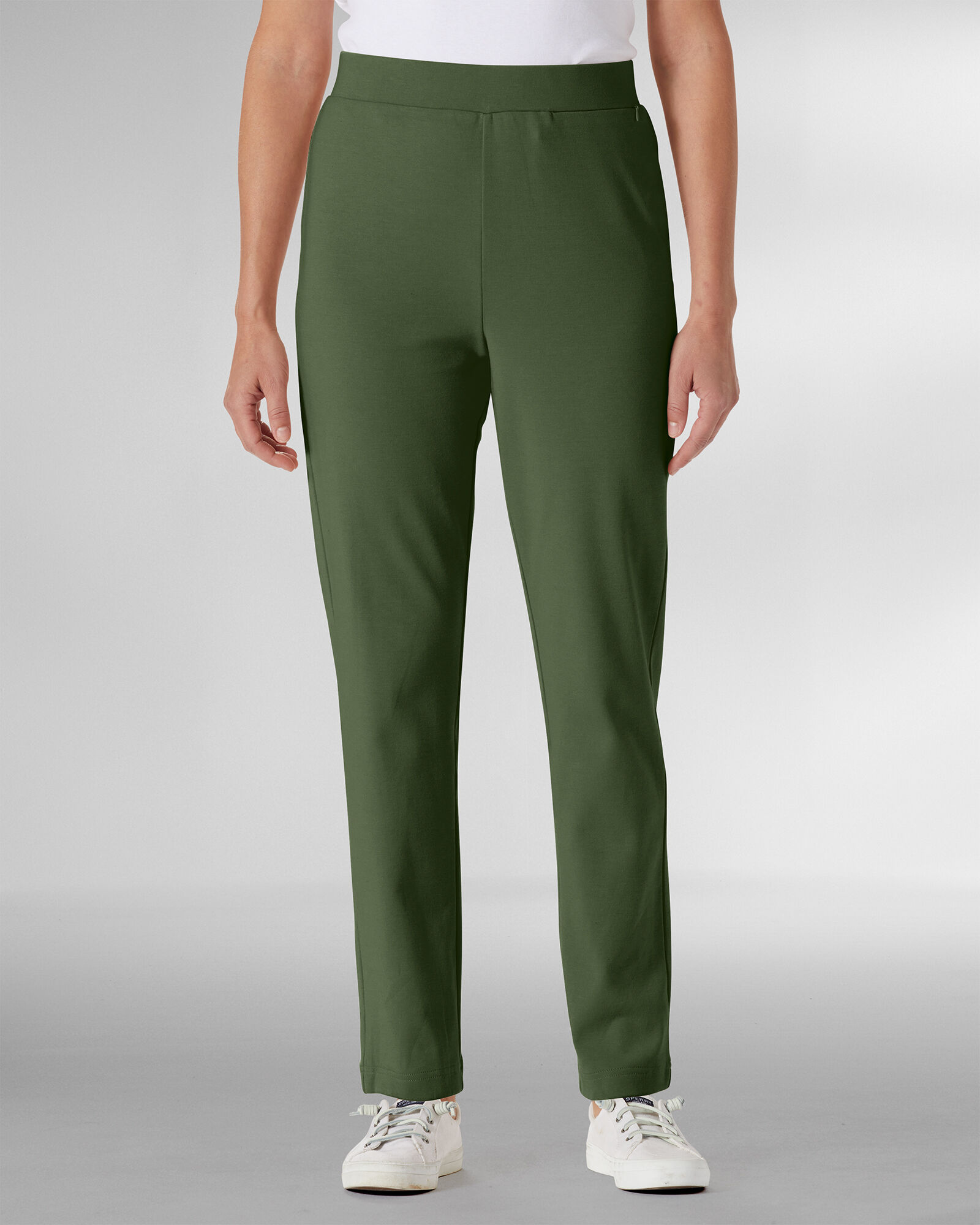 Everyday Knit Zip-Pocket Slim Pants | Appleseed's