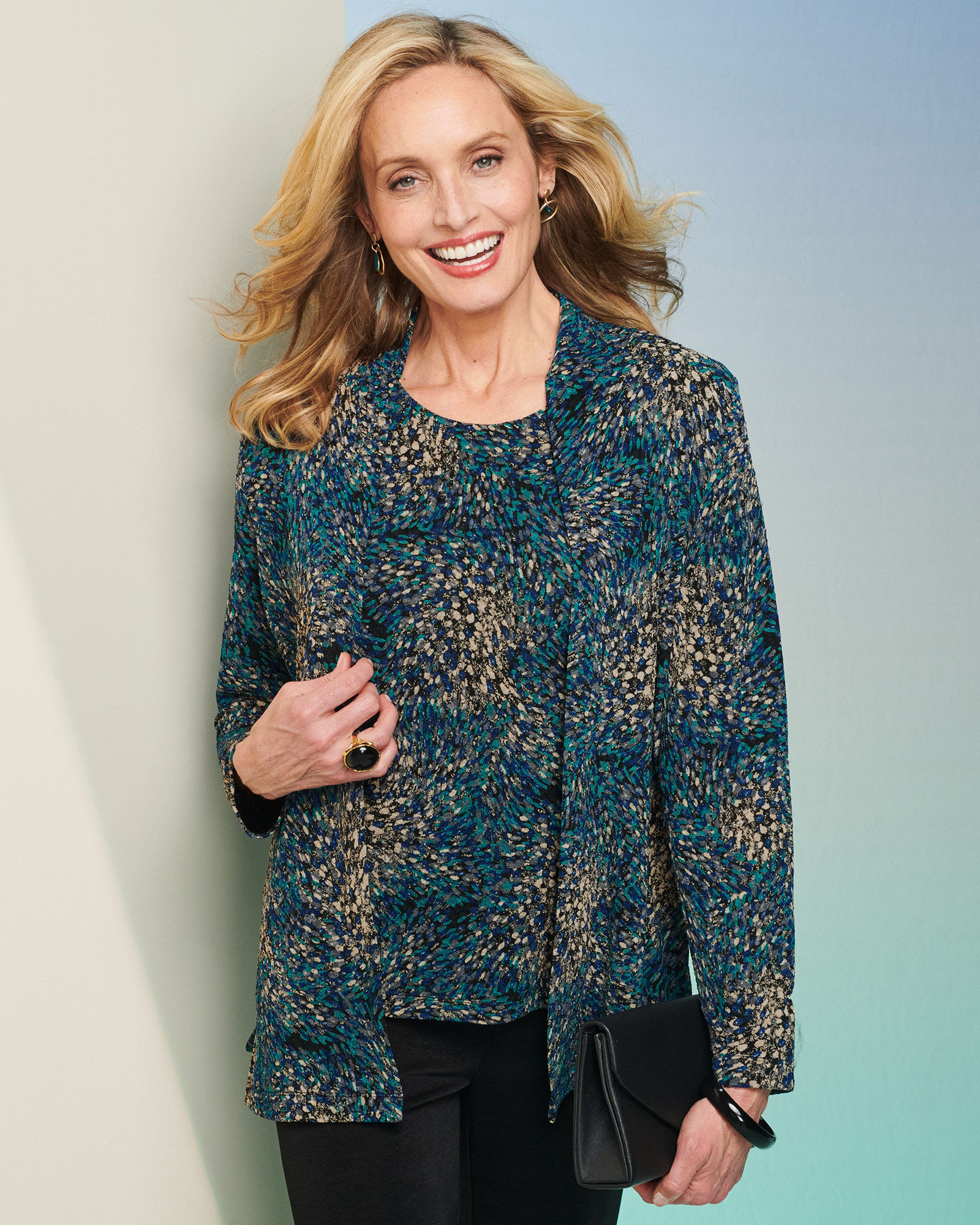 Impressionist Textured Jacket