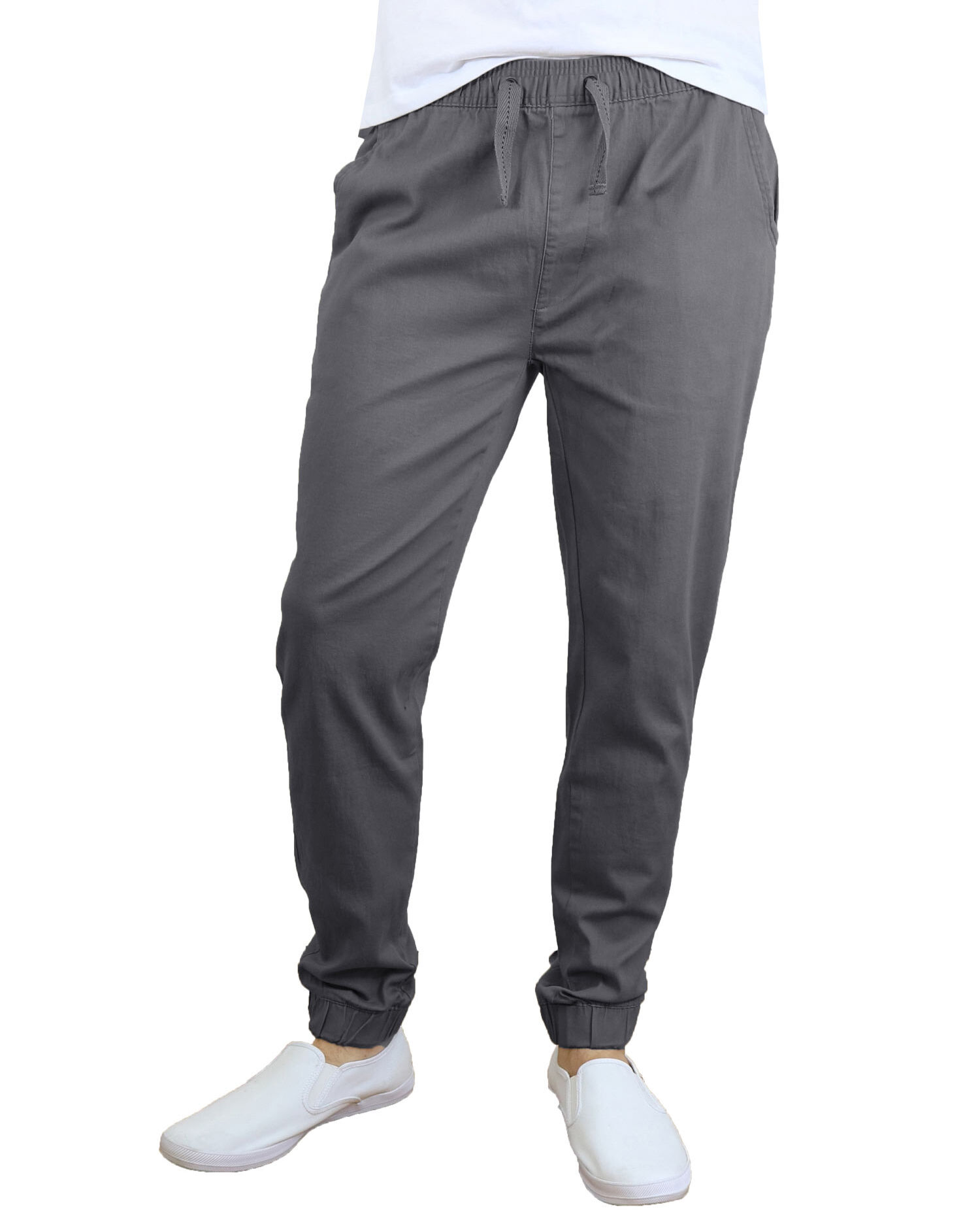 Galaxy by Harvic Stretch Twill Jogger Pants | Blair