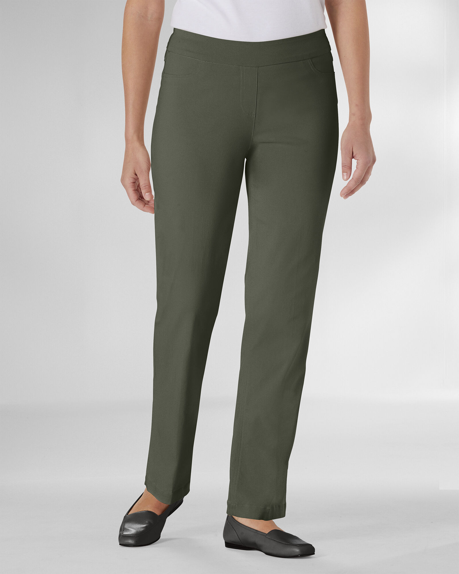 SlimSation® Straight-Leg Pants | Appleseed's