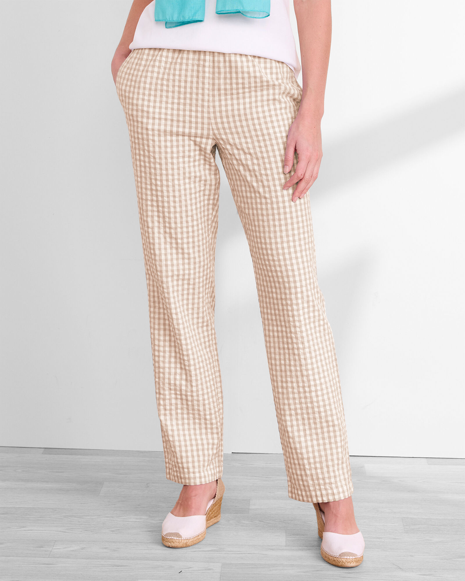 Gingham Seersucker Pants | Appleseed's