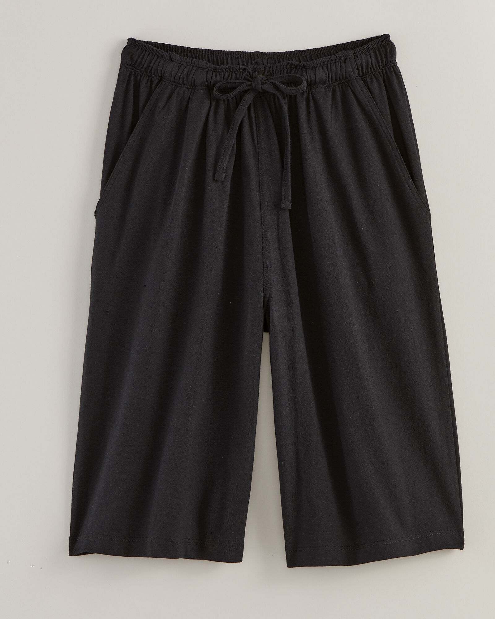 Haband Jersey-Knit Shorts with Drawstring Waist | Blair