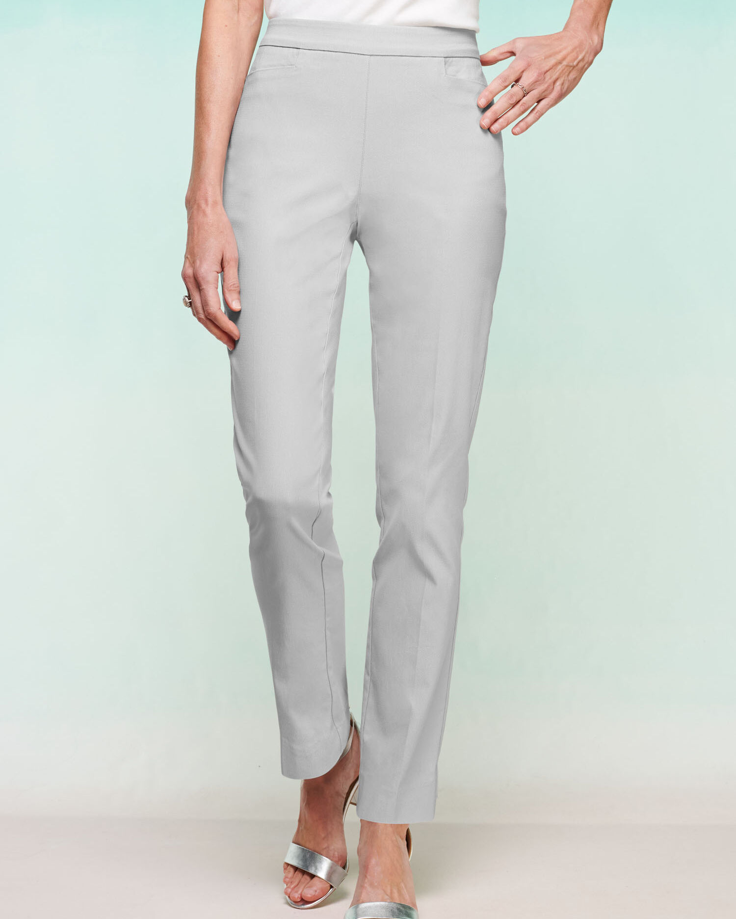 Slim Fit Chino Pants - White – Eight-X