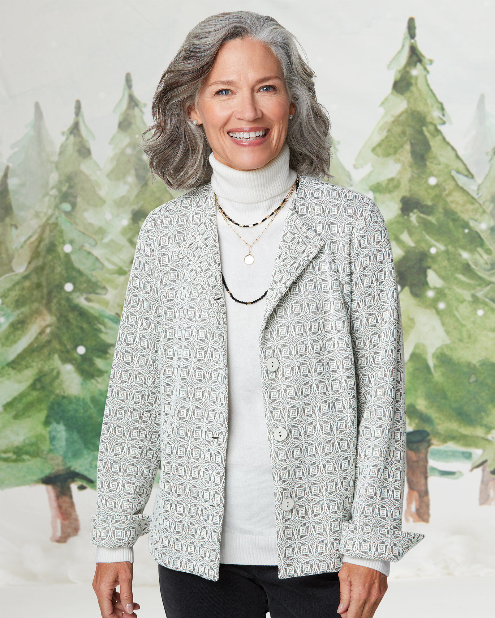 楽天市場】【SALE／50%OFF】LOGO PATTERN NORDIC CARDIGAN