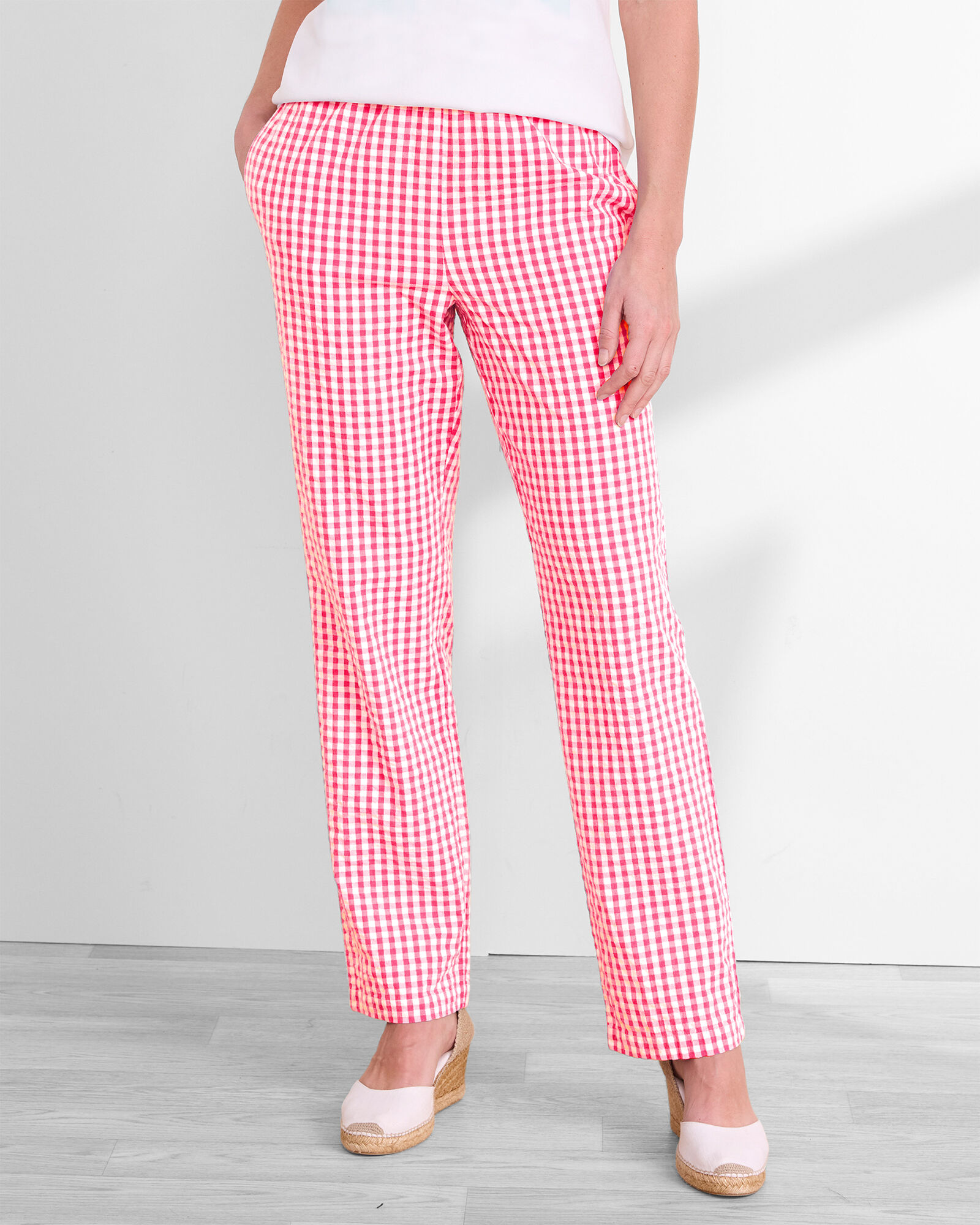 Resort Pants (Seersucker Field Cream) – The Paper Bunny
