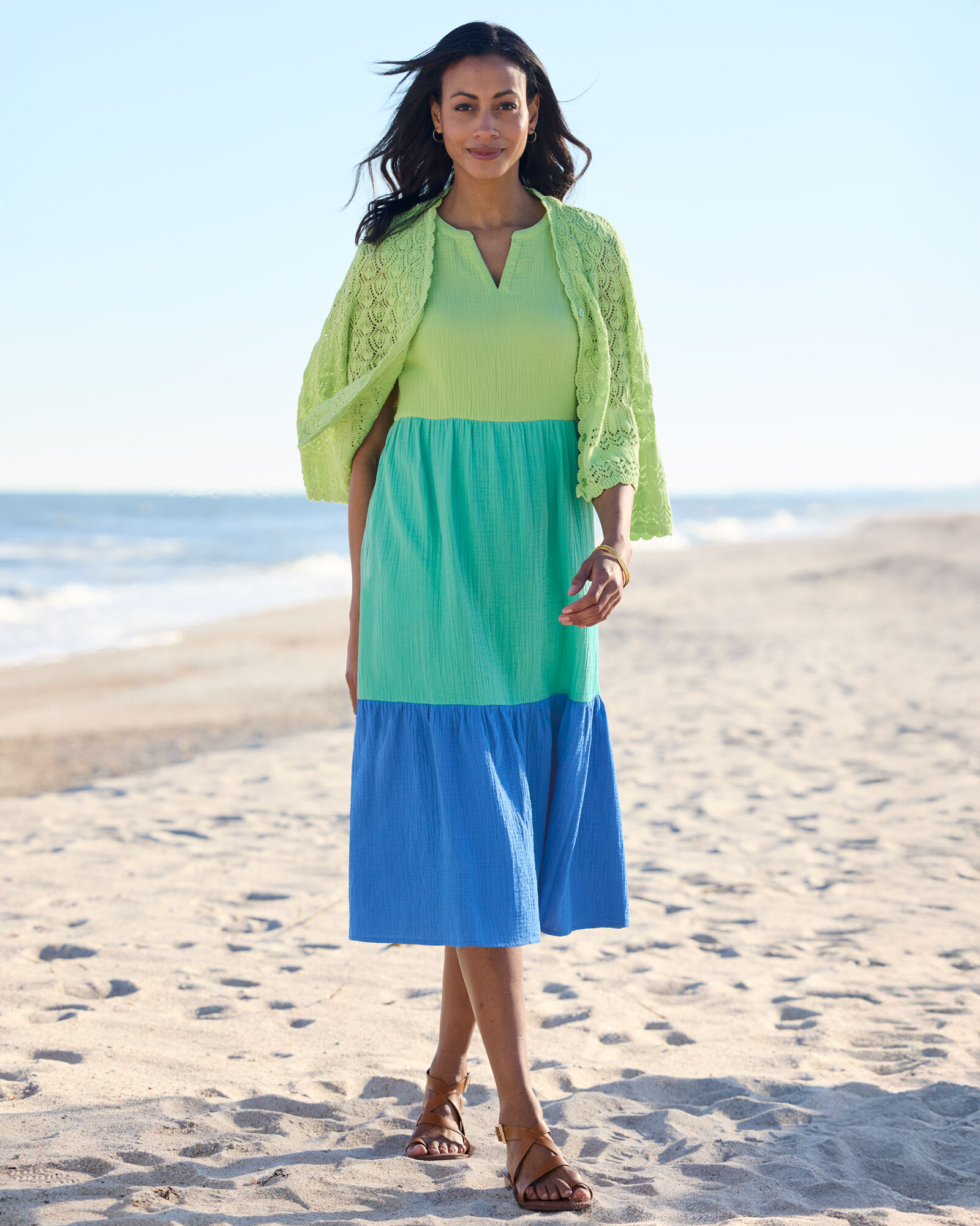 Nantucket Cotton Tiered Dress | Appleseed's