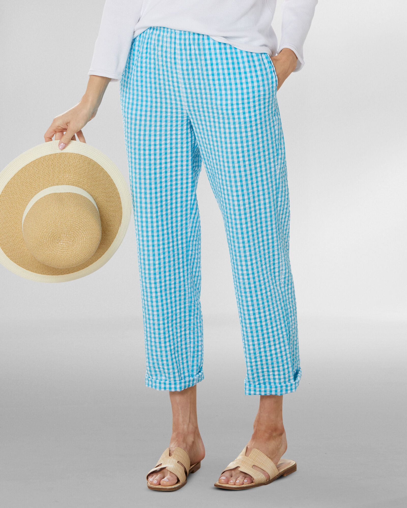Gingham Seersucker Pants | Appleseed's