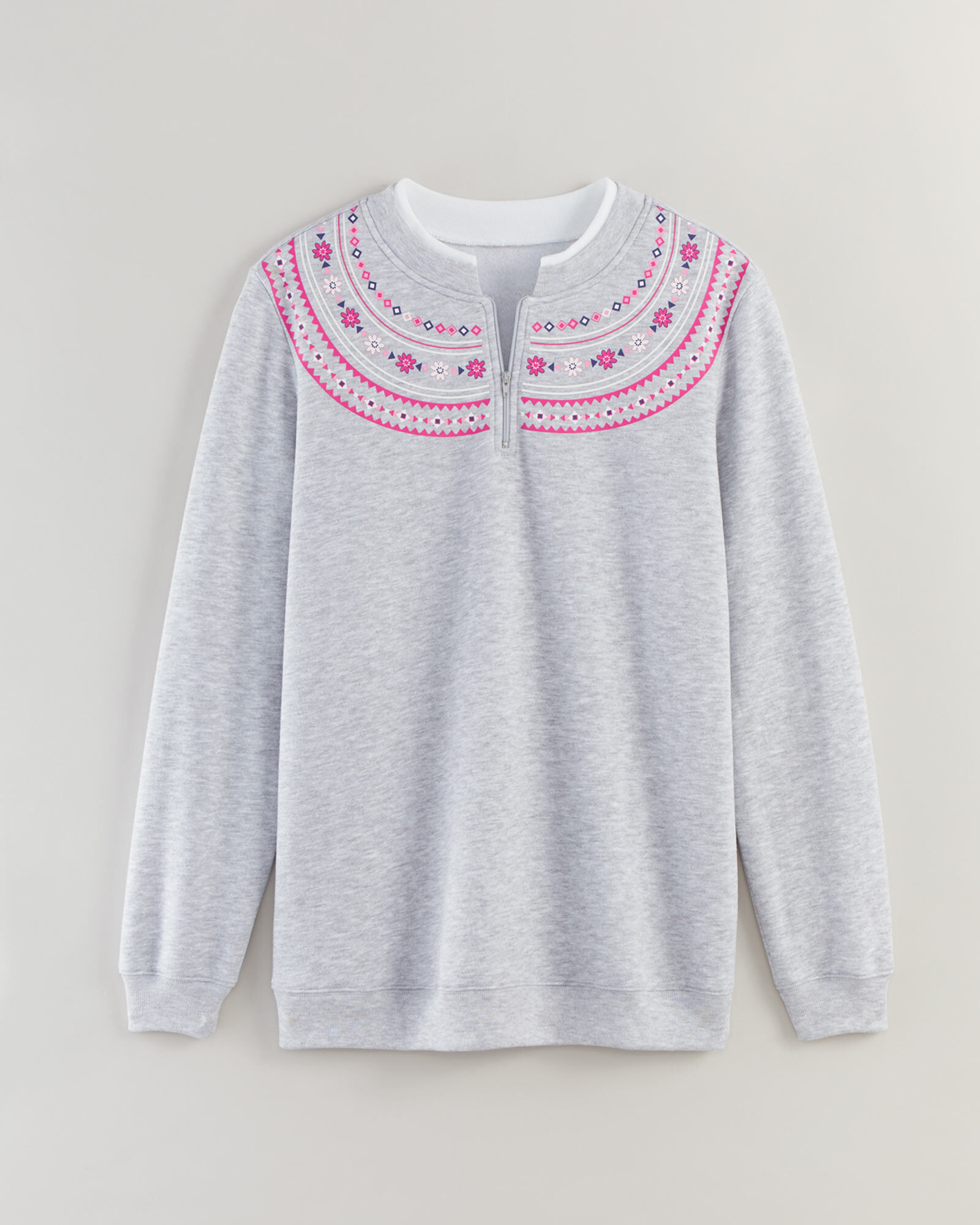 Printed Yoke Sweatshirt | Blair