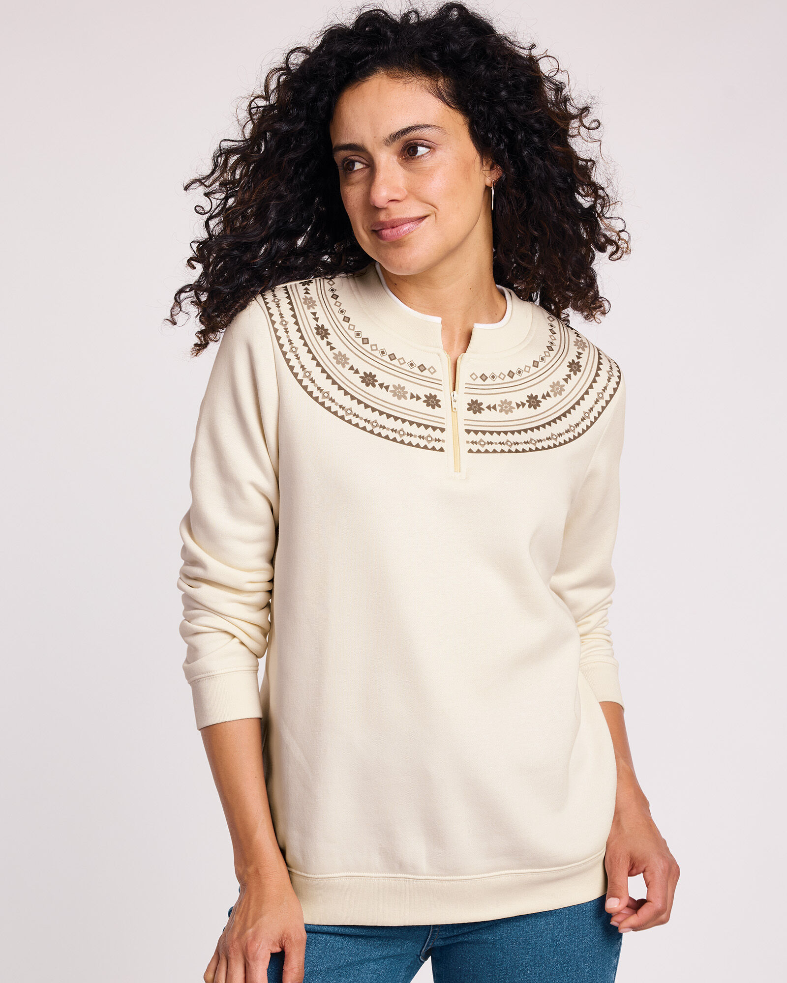 【特価】 Printed Blair | Sweatshirt Yoke トップス