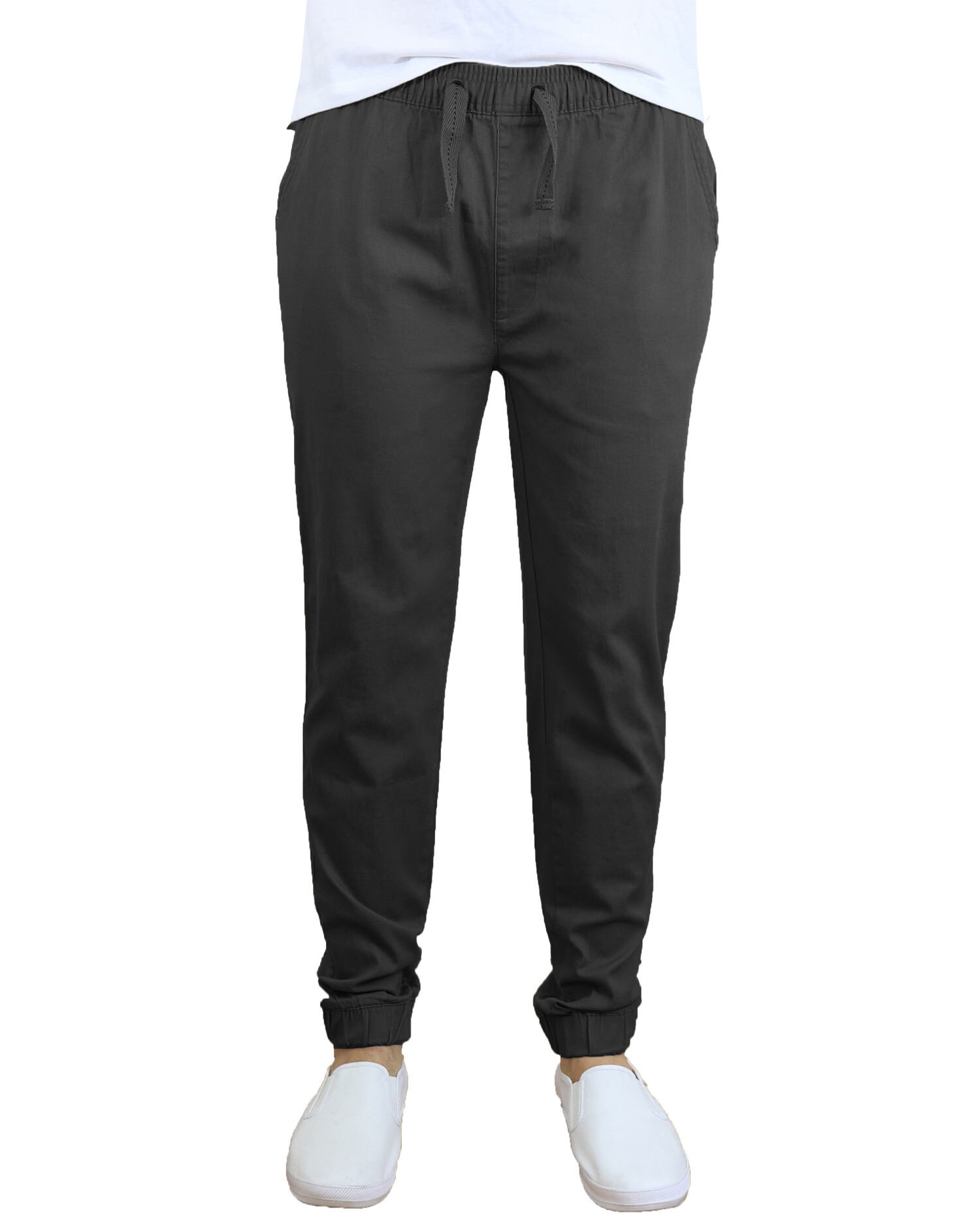 Galaxy by Harvic Stretch Twill Jogger Pants | Blair