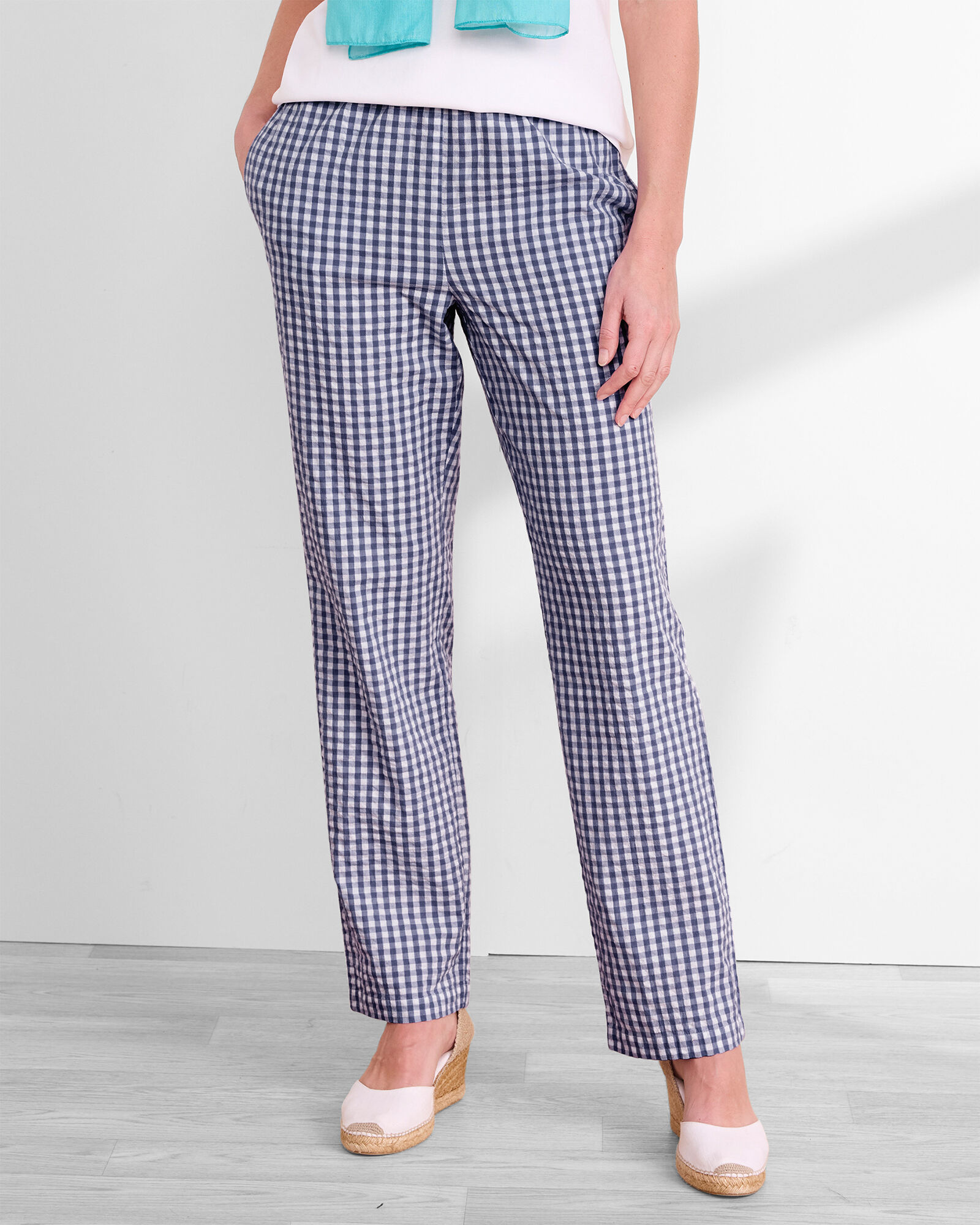 Gingham Seersucker Pants | Appleseed's
