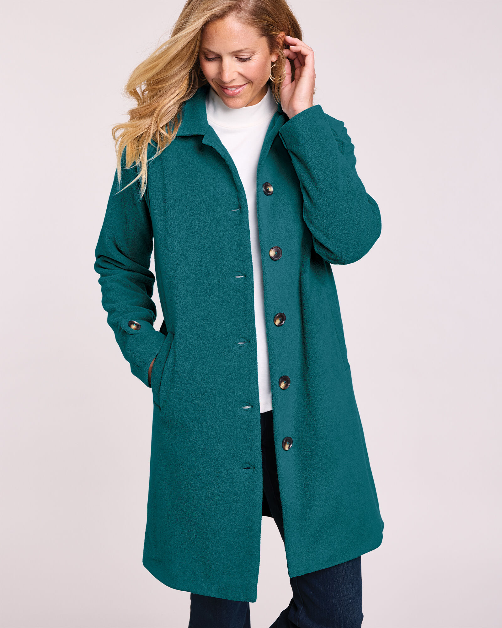 Scandia Fleece Balmacaan Coat | Blair Scandia Fleece Balmacaan Coat | Blair