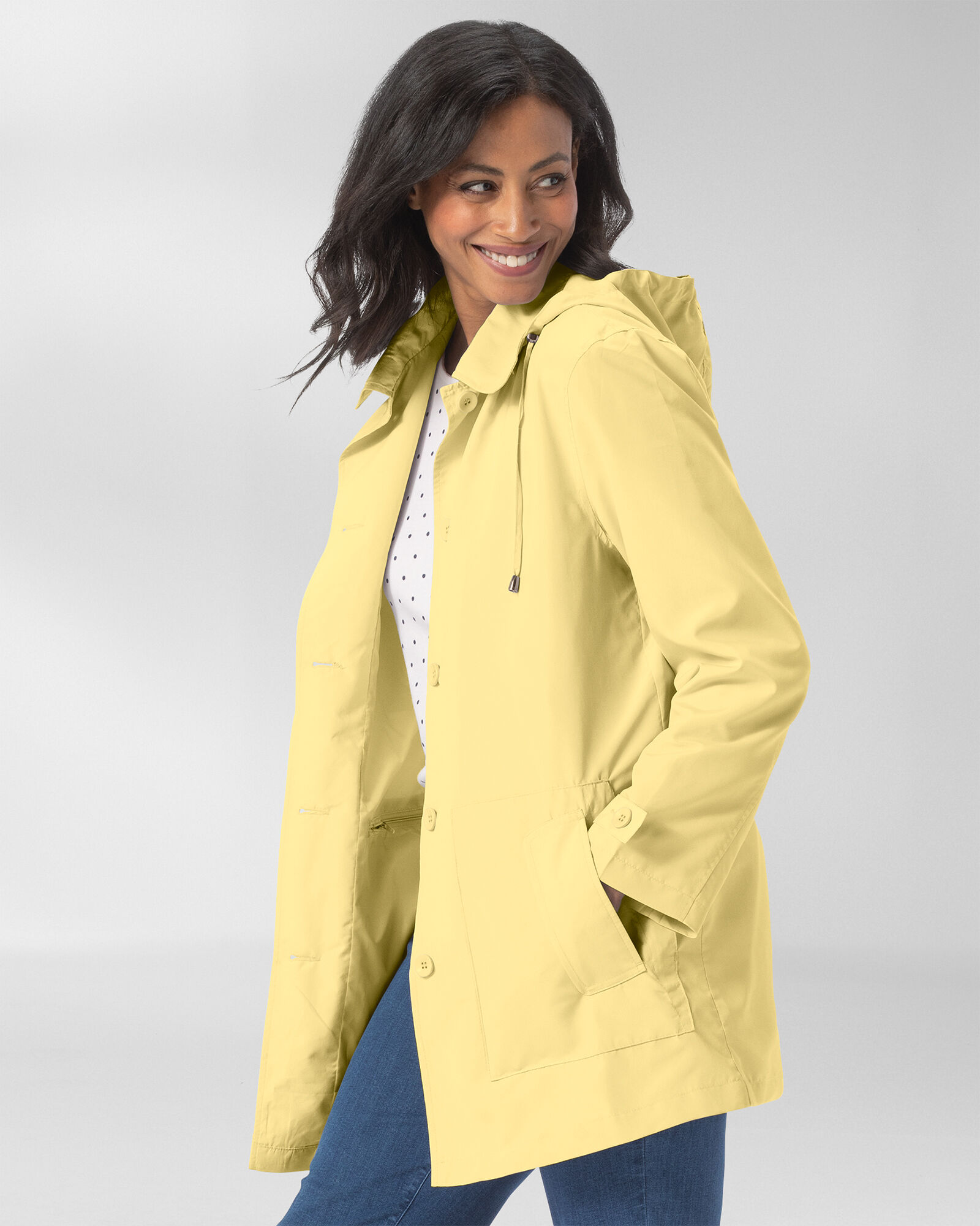 Amazon.com: JYHBHMZG Spring Autumn Mid-Length Women's Trench