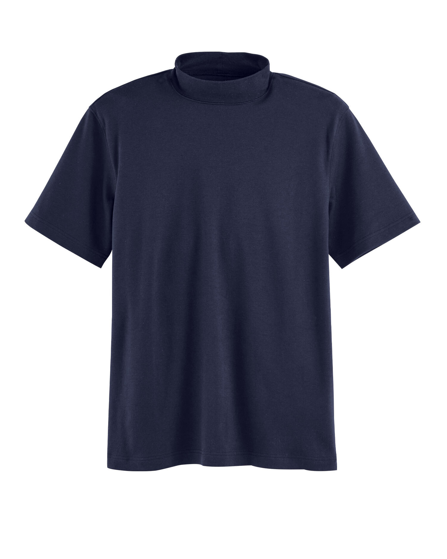 John Blair Short-Sleeve Mock Neck