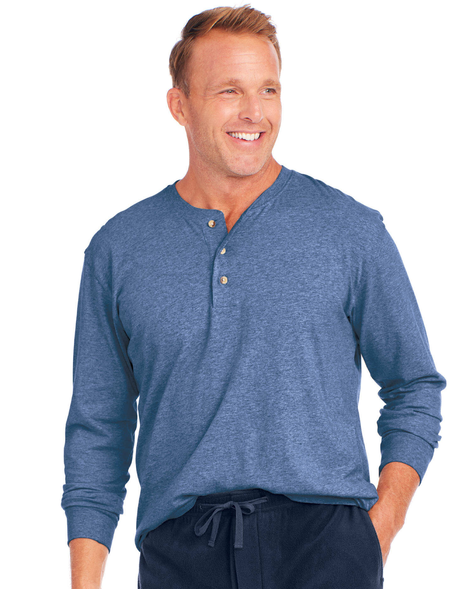 John Blair Everyday Jersey Knit Long-Sleeve Henley | Blair John Blair Everyday Jersey Knit Long-Sleeve Henley | Blair