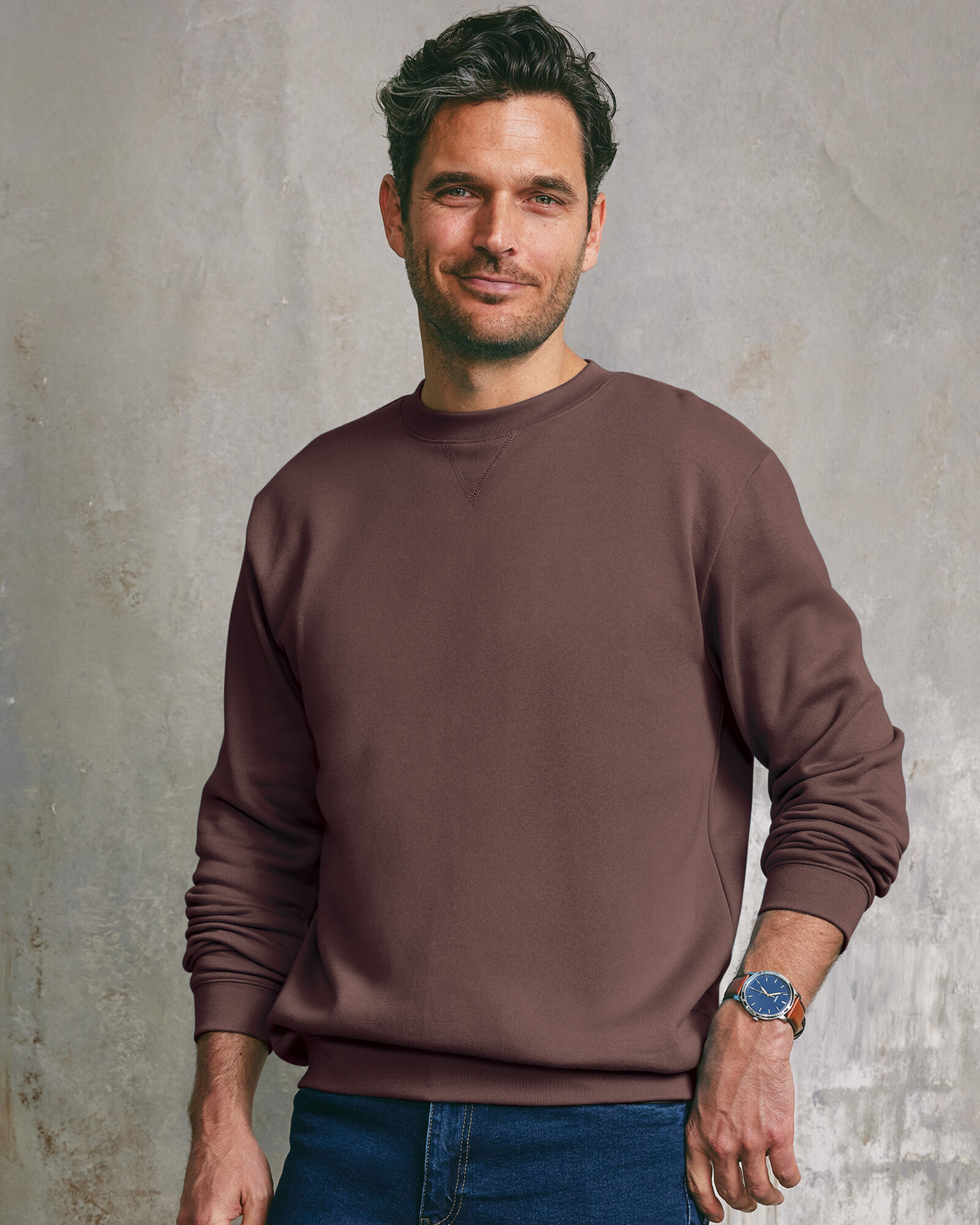 John Blair Supreme Fleece Long-Sleeve Sweatshirt | Blair John Blair Supreme Fleece Long-Sleeve Sweatshirt | Blair