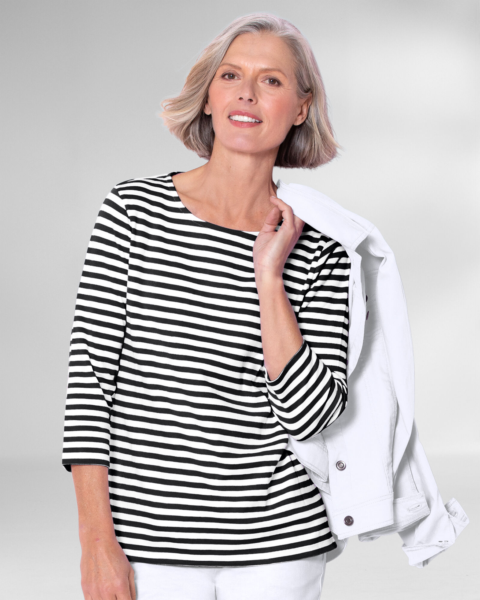 Organic Linen Cotton Twist Square Top | EILEEN FISHER