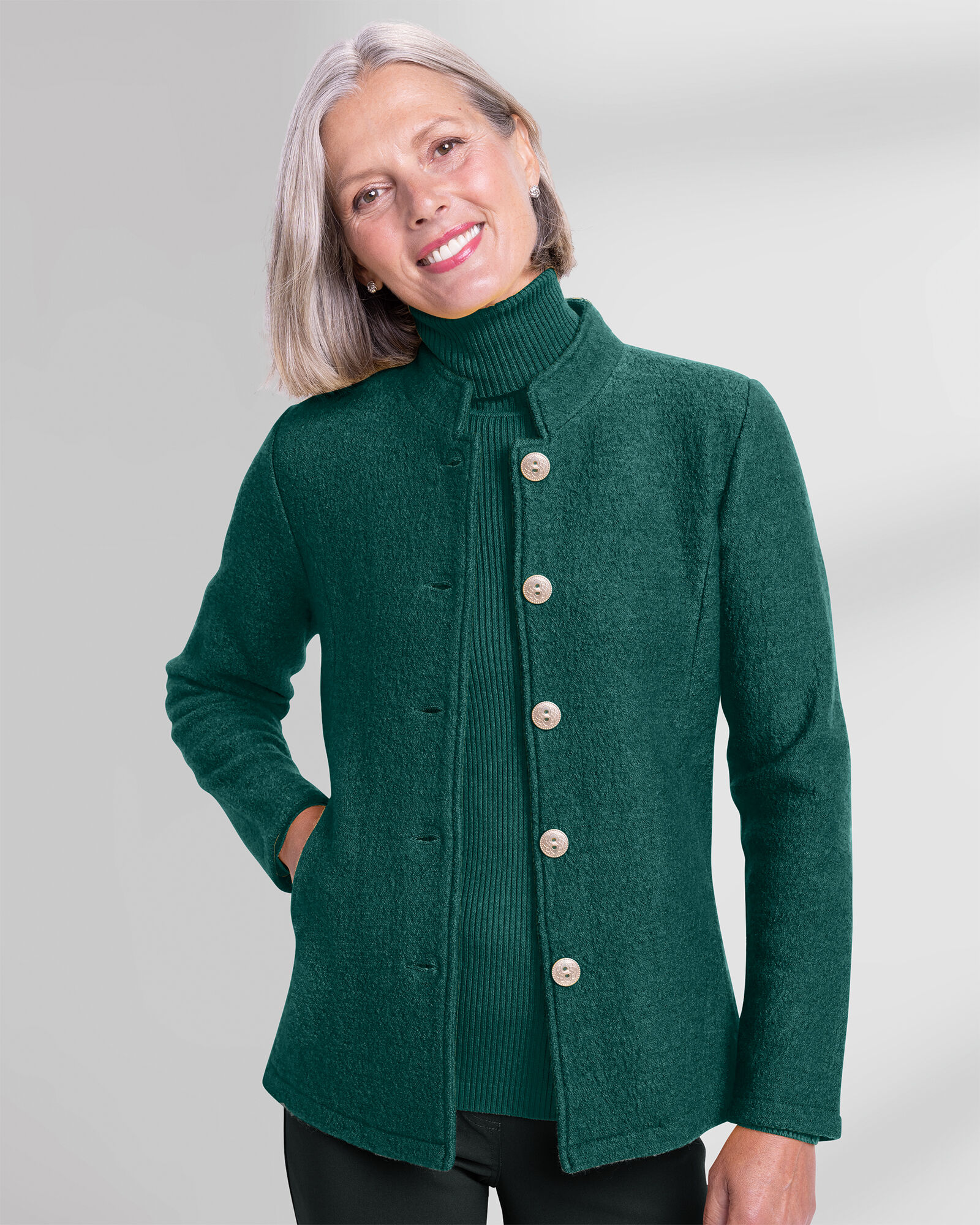 Boiled-Wool Jacket | Appleseed's