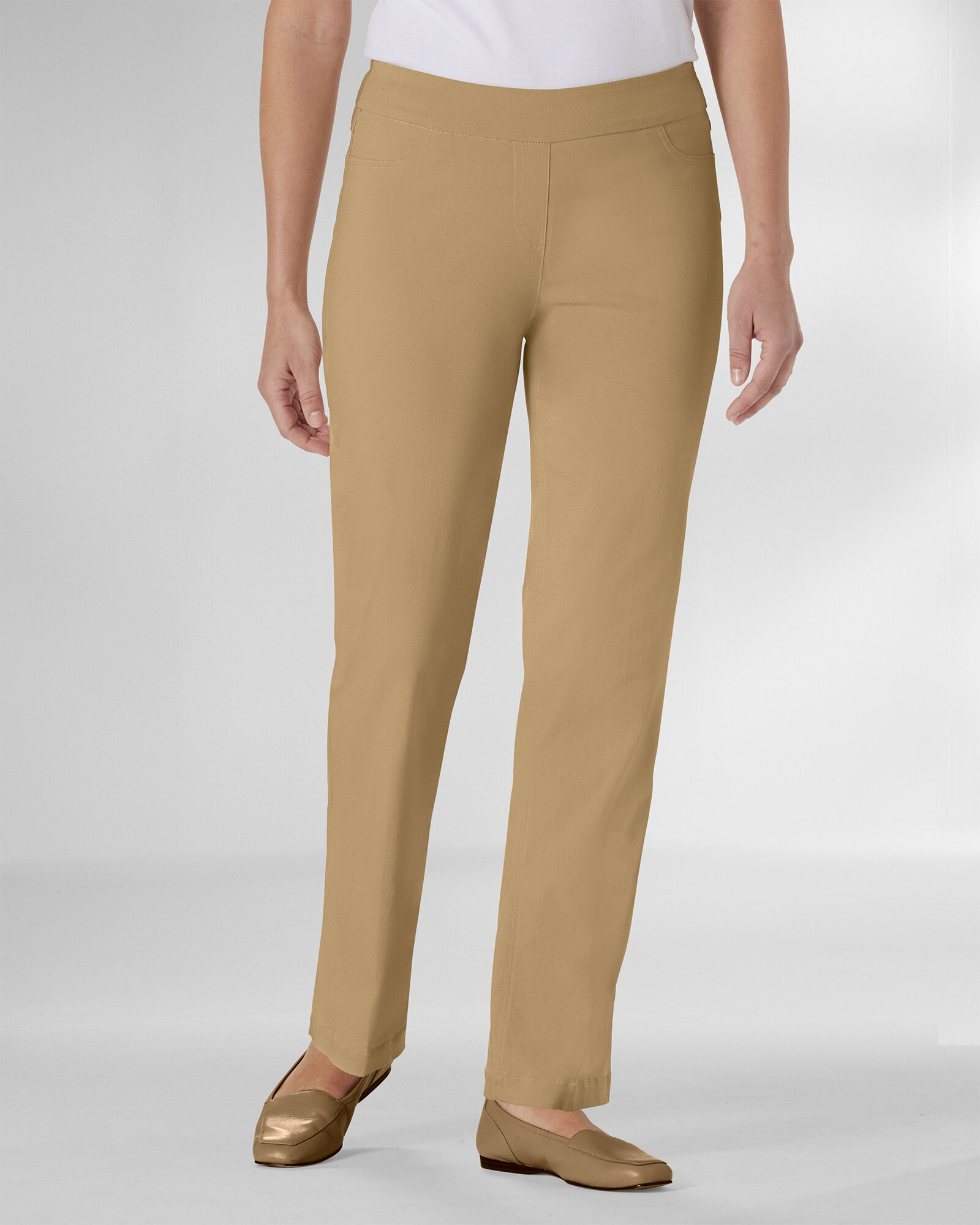 SlimSation® Straight-Leg Pants | Appleseed's