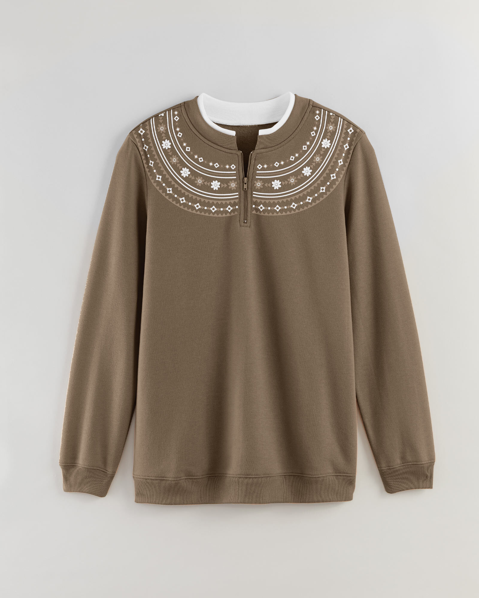 Printed Yoke Sweatshirt | Blair