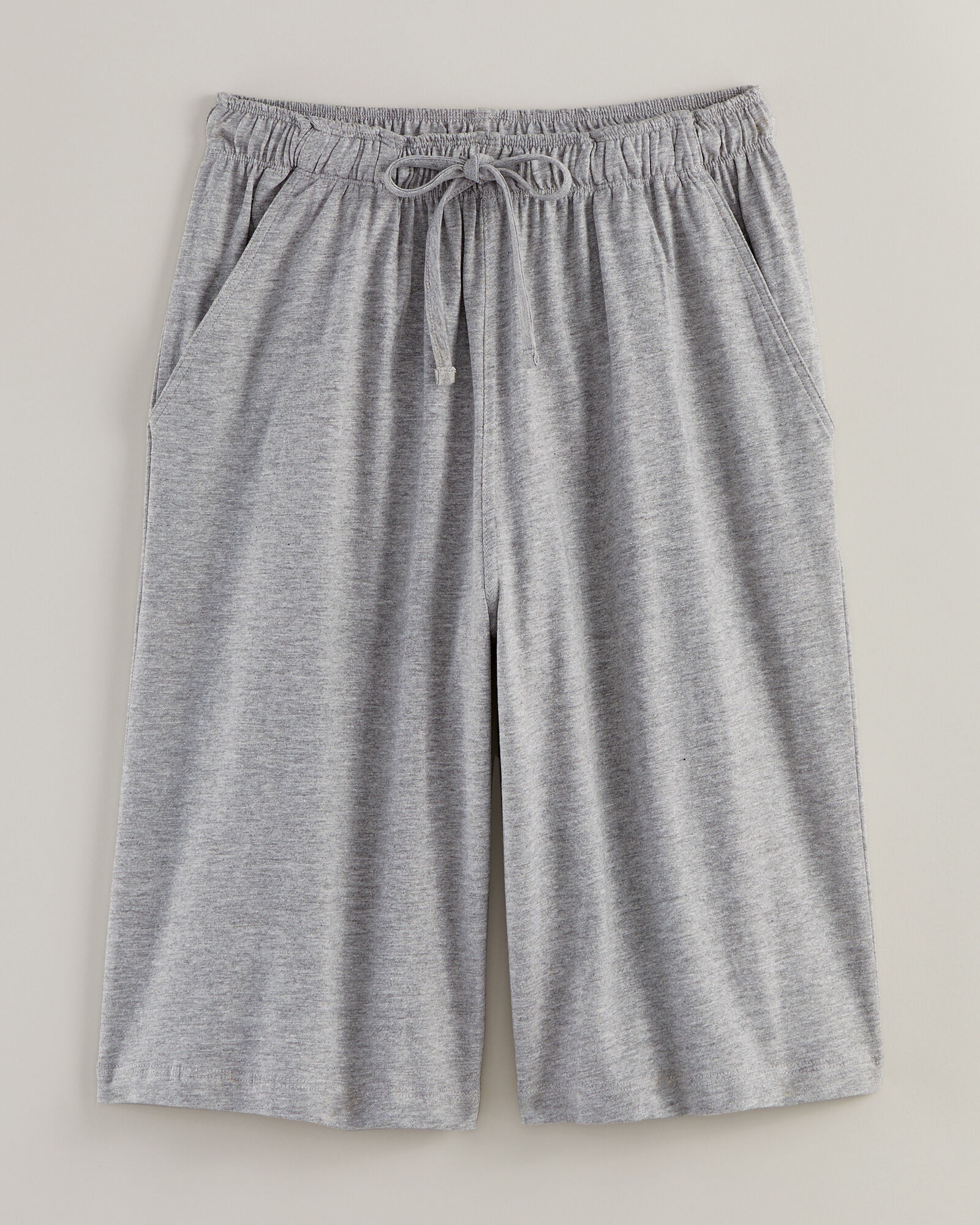 Haband Jersey-Knit Shorts with Drawstring Waist | Blair
