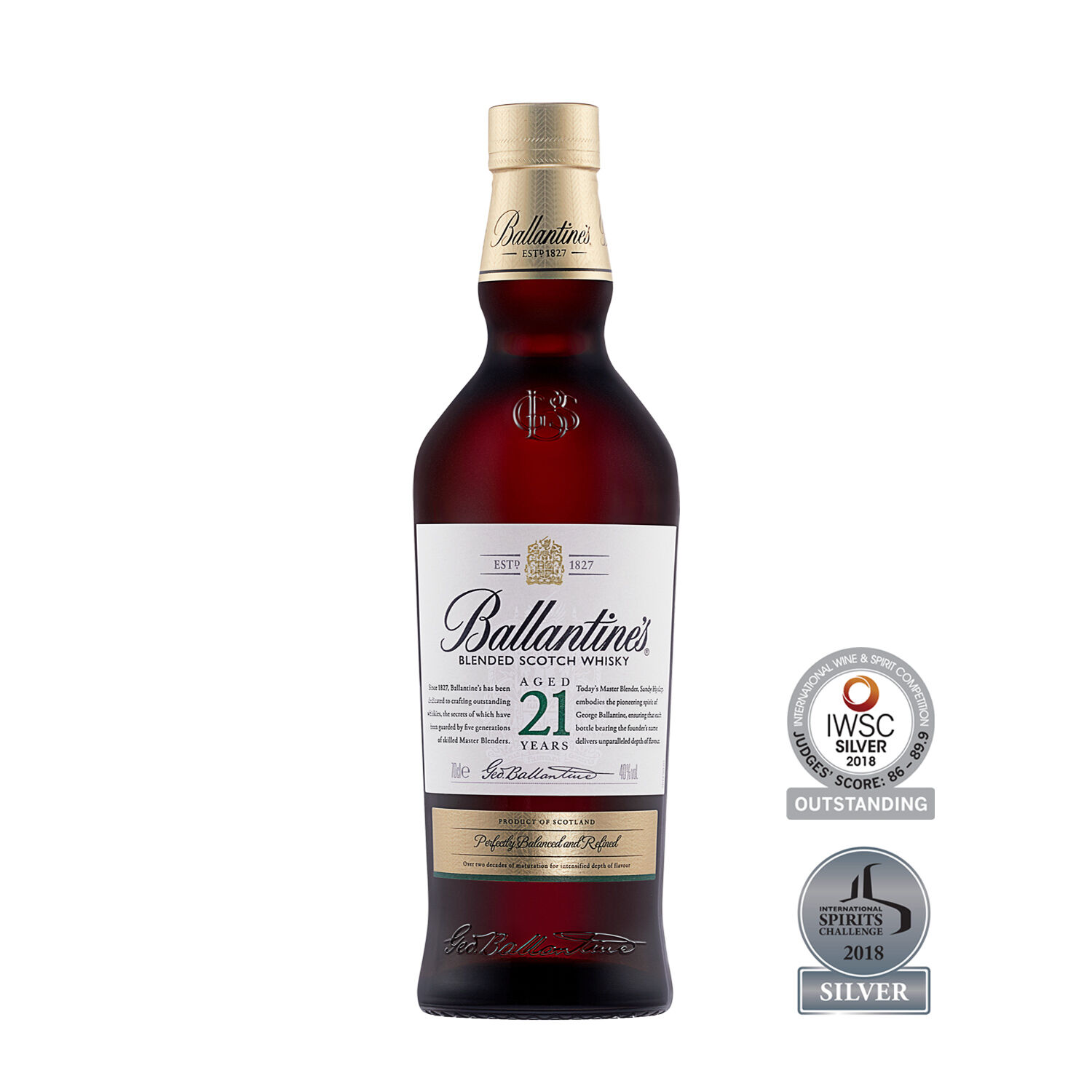 バランタイン21年 /ブレンデッドスコッチウィスキー 700ml