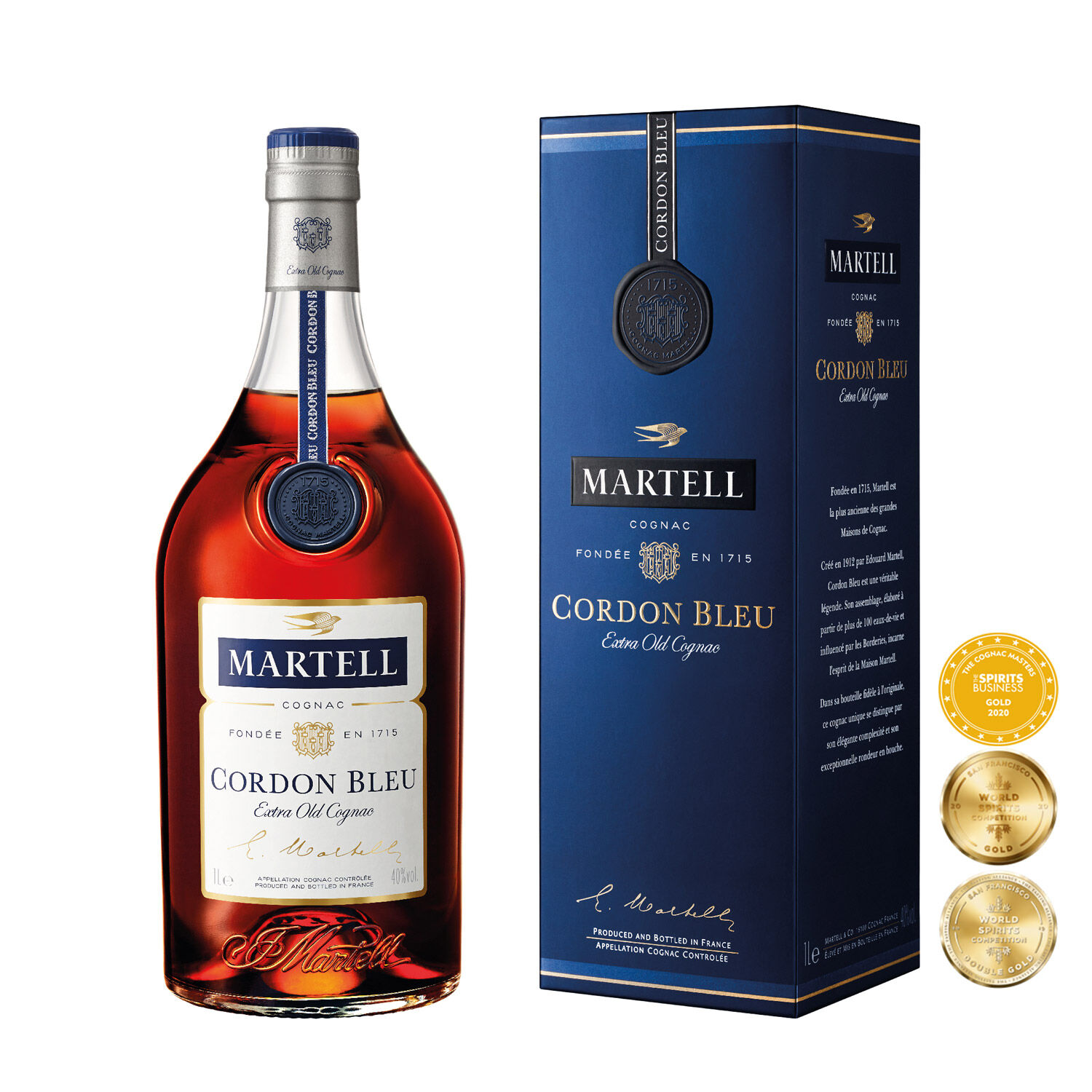 新しい季節 マーテル 1000ml /コニャック コルドンブルー ブランデー