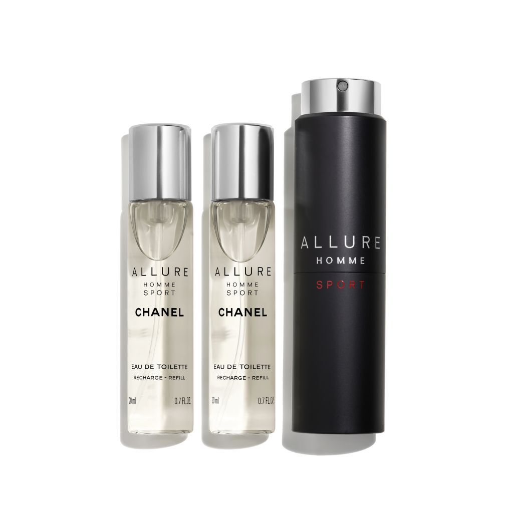 Eau de toilette refillable travel spray top