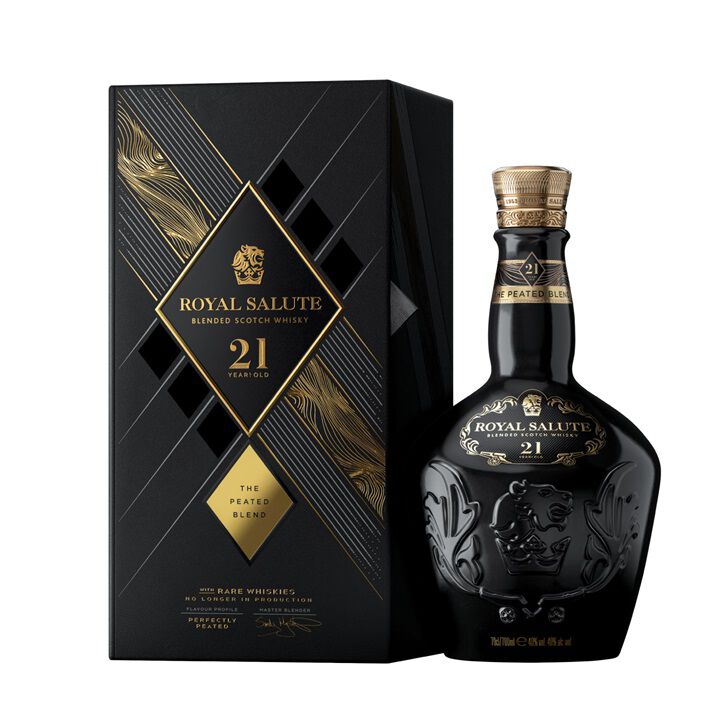送料無料商品の通販 ローヤルサルート21年ザ・ピーティッドブレンド 700ml ウイスキー