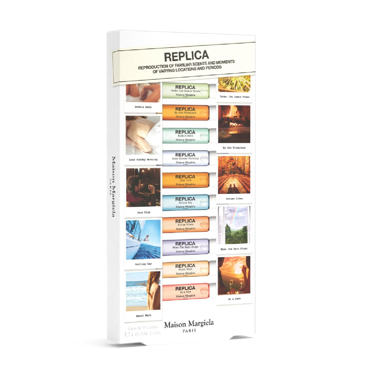 Maison margiela replica eau de toilette memory box gift set shop