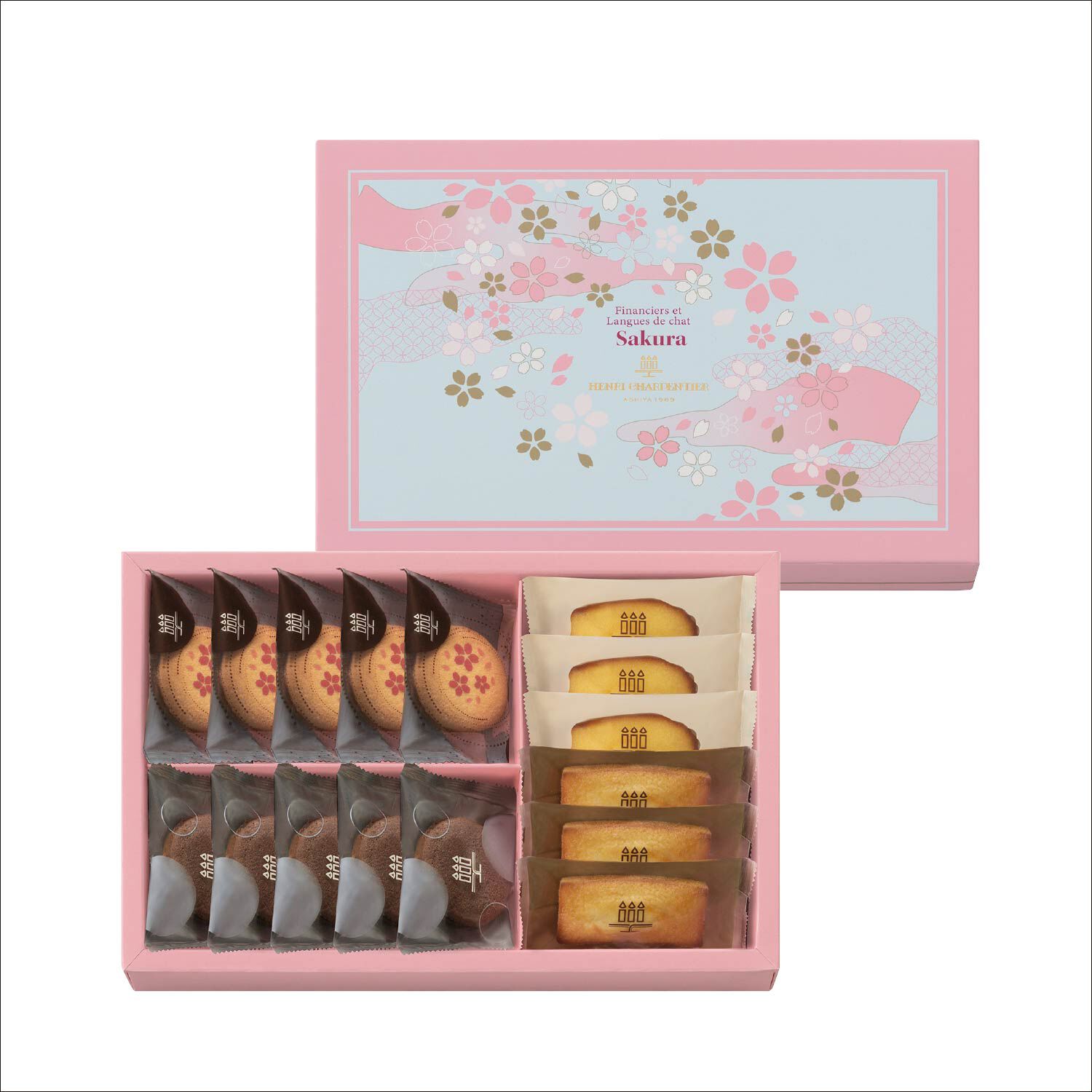 驚きの値段で ラング・ド・シャ・アソート Sボックス(フードプリント)※桜 ニット/セーター